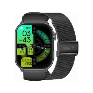 Smartwatch Męski GRAVITY GT28-1 Pasek + Bransoleta Czarny