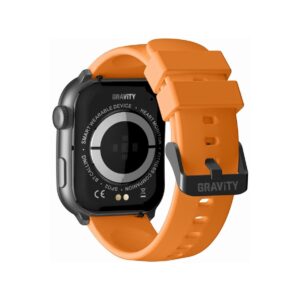 Smartwatch Męski GRAVITY GT28-2 Pasek + Bransoleta Pomarańczowo Czarny