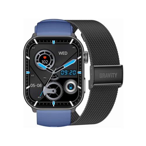 Smartwatch Męski GRAVITY GT28-3 Pasek + Bransoleta Granatowo Czarny