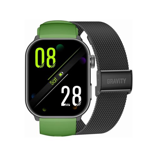 Smartwatch Męski GRAVITY GT28-4 Pasek + Bransoleta Zielono Czarny