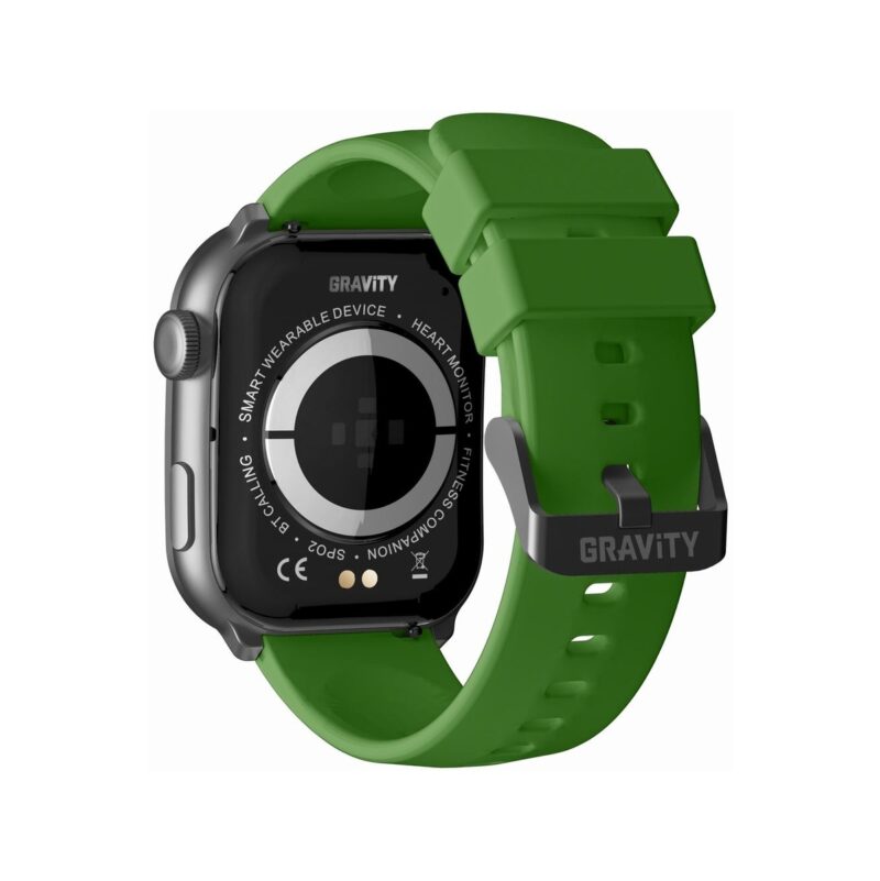 Smartwatch Męski GRAVITY GT28-4 Pasek + Bransoleta Zielono Czarny