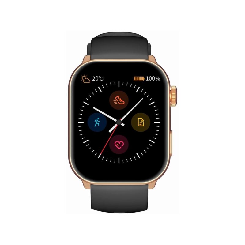 Smartwatch Damski GRAVITY GT28-5 Pasek + Bransoleta Różowe złoto Czarny