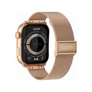 Smartwatch Damski GRAVITY GT28-5 Pasek + Bransoleta Różowe złoto Czarny