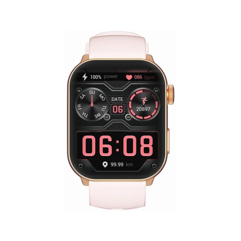 Smartwatch Damski GRAVITY GT28-6 Pasek + Bransoleta Różowe złoto Różowy
