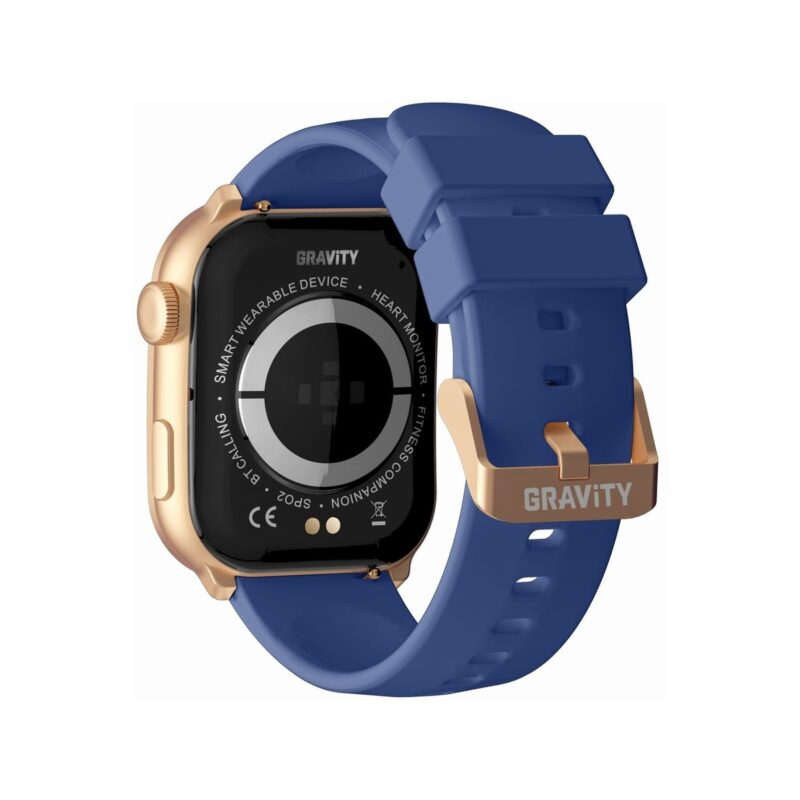 Smartwatch Damski GRAVITY GT28-8 Pasek + Bransoleta Różowe złoto Granatowy