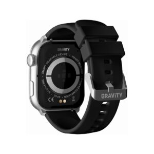 Smartwatch Damski GRAVITY GT28-9 Pasek + Bransoleta Czarno Srebrny