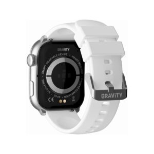 Smartwatch Damski GRAVITY GT28-10 Pasek + Bransoleta Biało Srebrny
