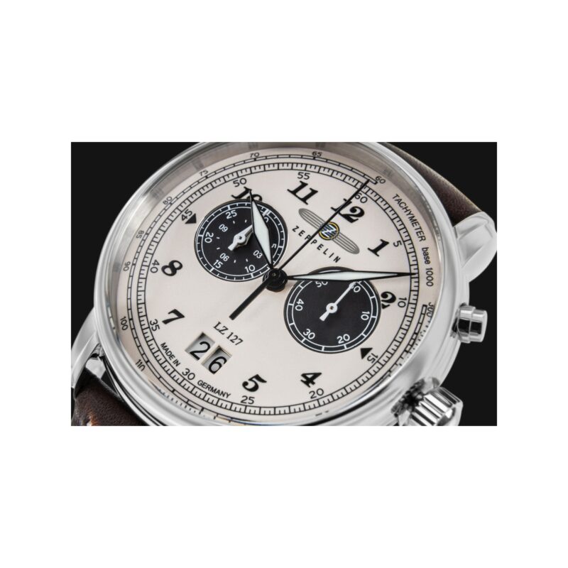 89_68_4_max Zegarek Męski ZEPPELIN Graf Chronograph LZ 127 + BOX