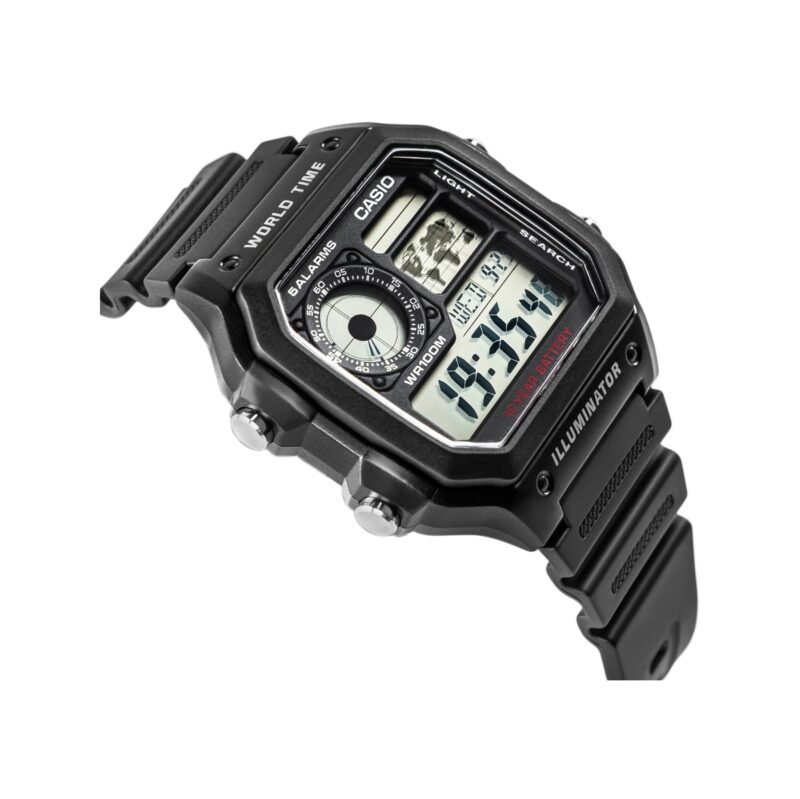 90_40_3_max Zegarek Męski CASIO AE-1200WH-1AVDF + BOX