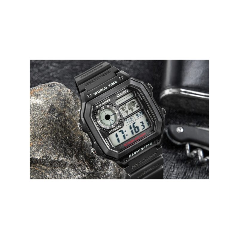 90_40_5_max Zegarek Męski CASIO AE-1200WH-1AVDF + BOX