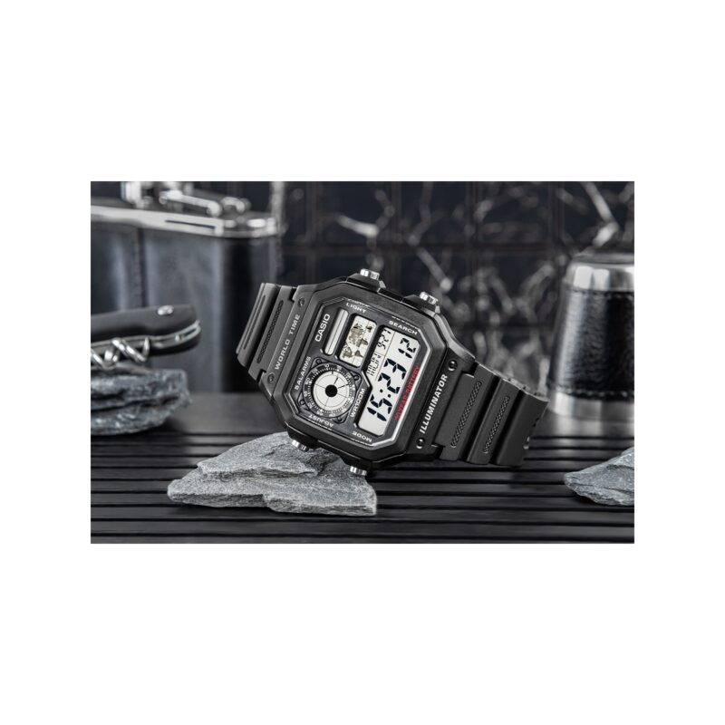 90_40_6_max Zegarek Męski CASIO AE-1200WH-1AVDF + BOX