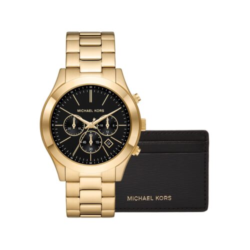 Zegarek Męski + Etui na karty MICHAEL KORS MK1076SET + BOX