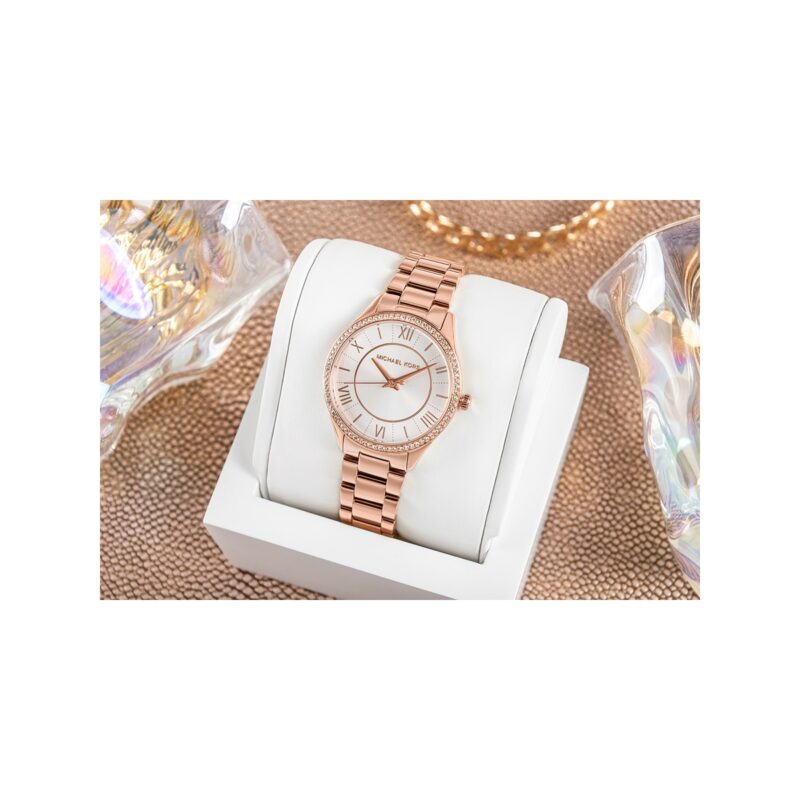 91_14_5_max Zegarek Damski Michael Kors Lauryn + biżuteria MK4850SET + BOX