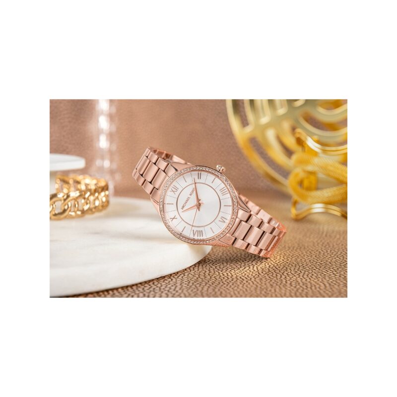 91_14_6_max Zegarek Damski Michael Kors Lauryn + biżuteria MK4850SET + BOX