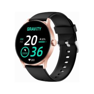 91_26_1_max Smartwatch Gravity Czarno Różowy GT2-2 PRO