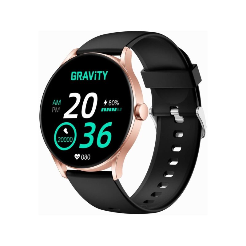 91_26_1_max Smartwatch Gravity Czarno Różowy GT2-2 PRO