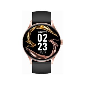 91_26_2_max Smartwatch Gravity Czarno Różowy GT2-2 PRO