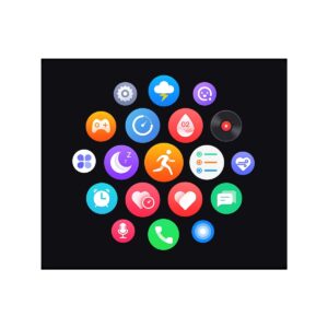 91_27_7_max Smartwatch Gravity Szaro Różowy GT2-3 PRO