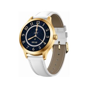 91_28_2_max Smartwatch Gravity Biało Złoty 2 Paski GT25-2 PRO