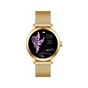 91_28_5_max Smartwatch Gravity Biało Złoty 2 Paski GT25-2 PRO