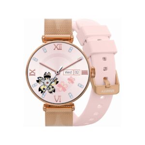 Smartwatch Gravity Różowe Złoto Różowy 2 Paski GT26-1