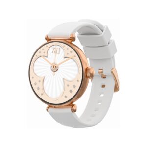 Smartwatch Gravity Różowe Złoto Biały 2 Paski GT26-2