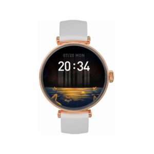 Smartwatch Gravity Różowe Złoto Biały 2 Paski GT26-2