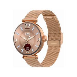 Smartwatch Gravity Różowe Złoto Czarny 2 Paski GT26-3