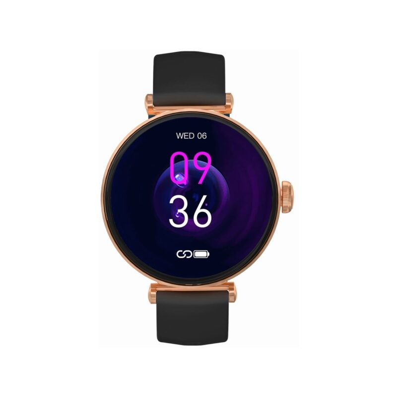 Smartwatch Gravity Różowe Złoto Czarny 2 Paski GT26-3