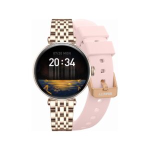 Smartwatch Gravity Różowe Złoto-srebrny Różowy 2 Paski GT26-4