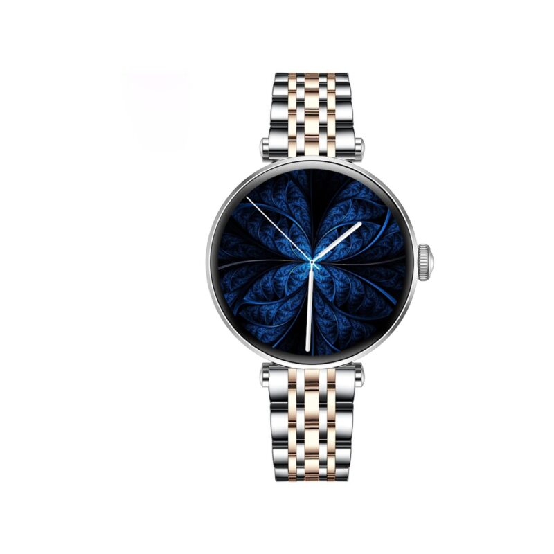 Smartwatch Gravity Srebrno Różowe Złoto Czarny 2 Paski GT26-5