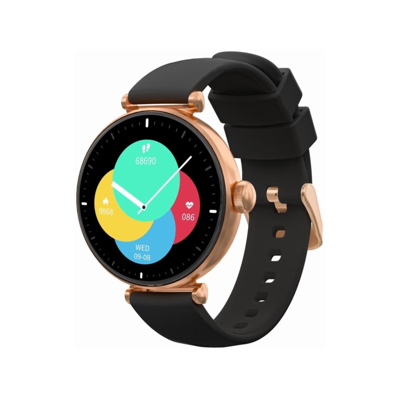 Smartwatch Gravity Różowe Złoto Czarny 2 Paski GT26-6