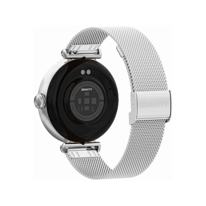 91_36_10_max Smartwatch Gravity Srebrno Biały 2 Paski GT26-8