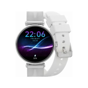 91_36_2_max Smartwatch Gravity Srebrno Biały 2 Paski GT26-8