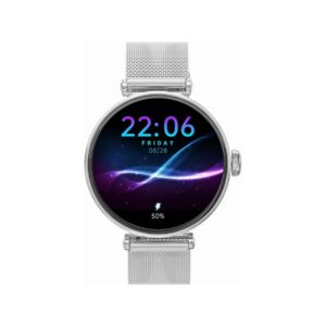 91_36_6_max Smartwatch Gravity Srebrno Biały 2 Paski GT26-8