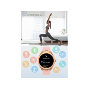 Smartwatch Gravity Różowe Złoto Różowy GT25-2