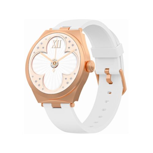 Smartwatch Gravity Różowe Złoto Biały GT25-4