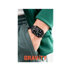 Smartwatch Gravity Czerwono Czarny 2 Paski GT17-10