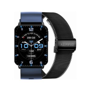 Smartwatch Gravity Granatowo Czarny 2 Paski GT17-9