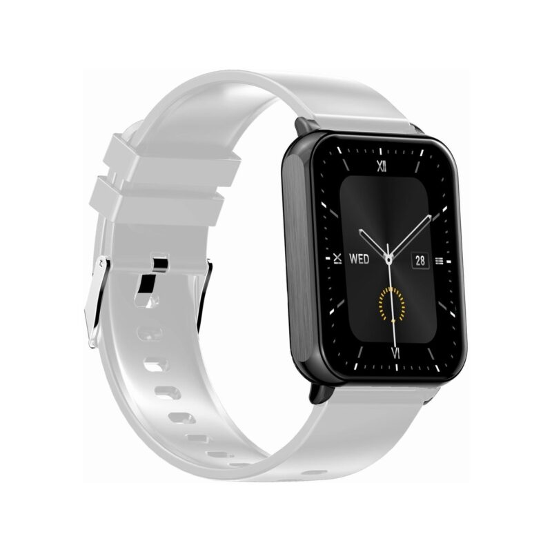 Smartwatch Gravity Biało Czarny 2 Paski GT17-8