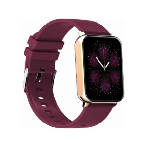 Smartwatch Gravity Różowe Złoto Bordowy 2 Paski GT17-6