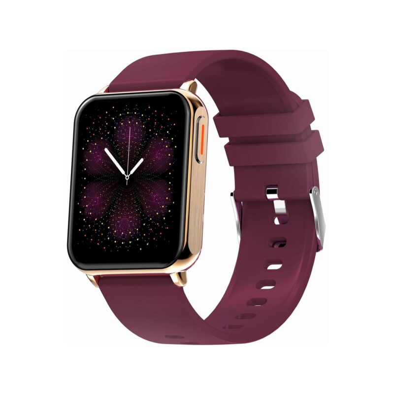 Smartwatch Gravity Różowe Złoto Bordowy 2 Paski GT17-6