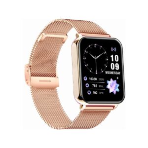 Smartwatch Gravity Różowe Złoto Bordowy 2 Paski GT17-6