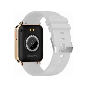Smartwatch Gravity Różowe Złoto Szary 2 Paski GT17-4