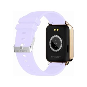 Smartwatch Gravity Różowe Złoto Fioletowy 2 Paski GT17-3