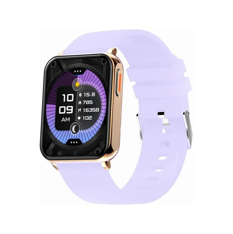 Smartwatch Gravity Różowe Złoto Fioletowy 2 Paski GT17-3