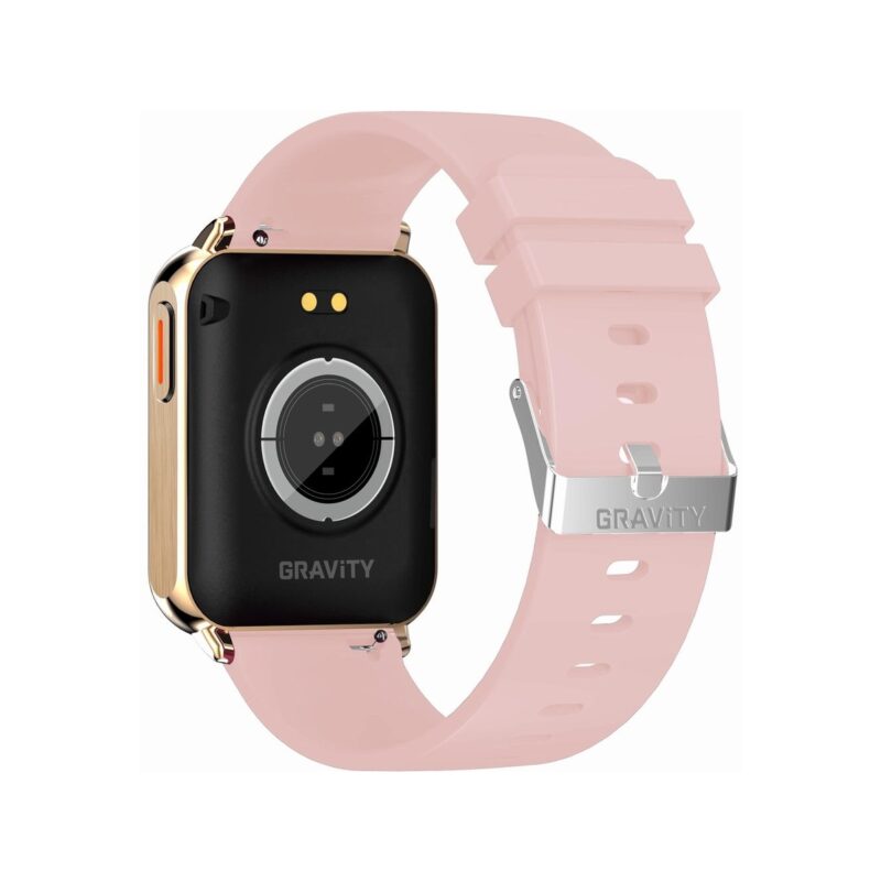 Smartwatch Gravity Różowe Złoto Różowy 2 Paski GT17-1