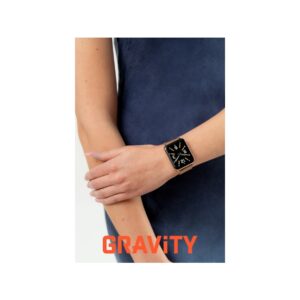 Smartwatch Gravity Różowe Złoto Różowy 2 Paski GT17-1