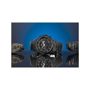 Zegarek Męski Giewont Chronograph Sapphire Czarny GW9460-B1