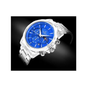 Zegarek Męski Giewont Chronograph Sapphire Srebrno Niebieski GW9460-B3